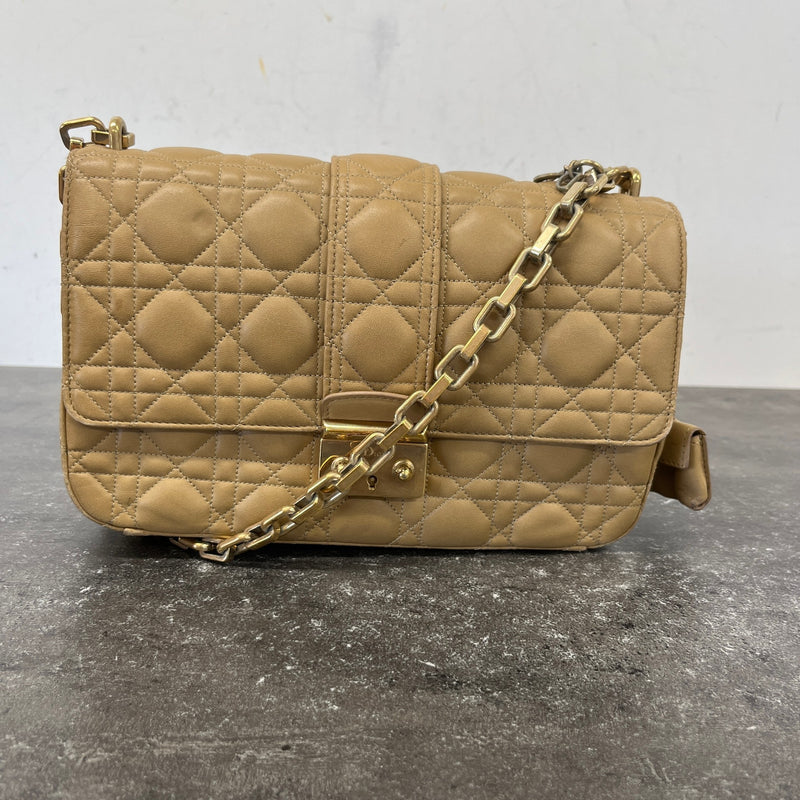 Women's 2010 Miss Dior shoulder Handbag Beige