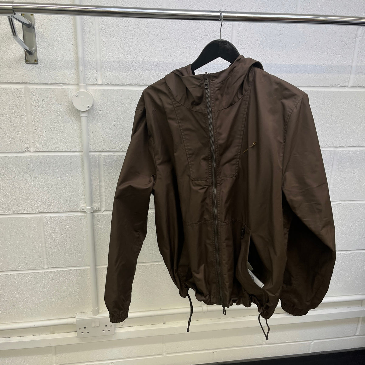 Men's Reversible Monogram Windbreaker Brown Size XL - Photo 10