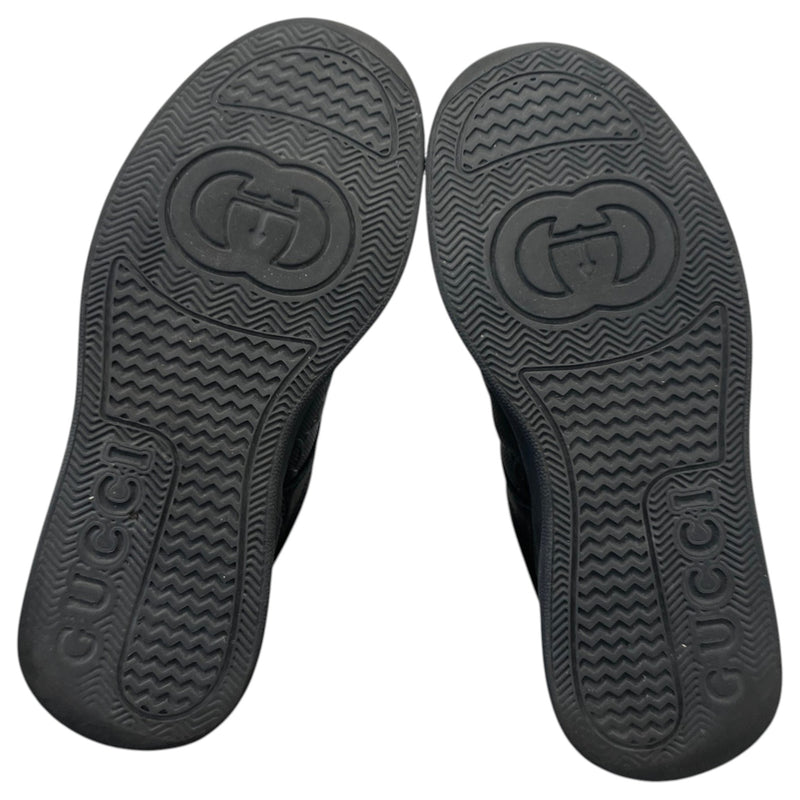 Men's GG Tennis Low Trainers Black Size UK 6.5 / EU 40.5