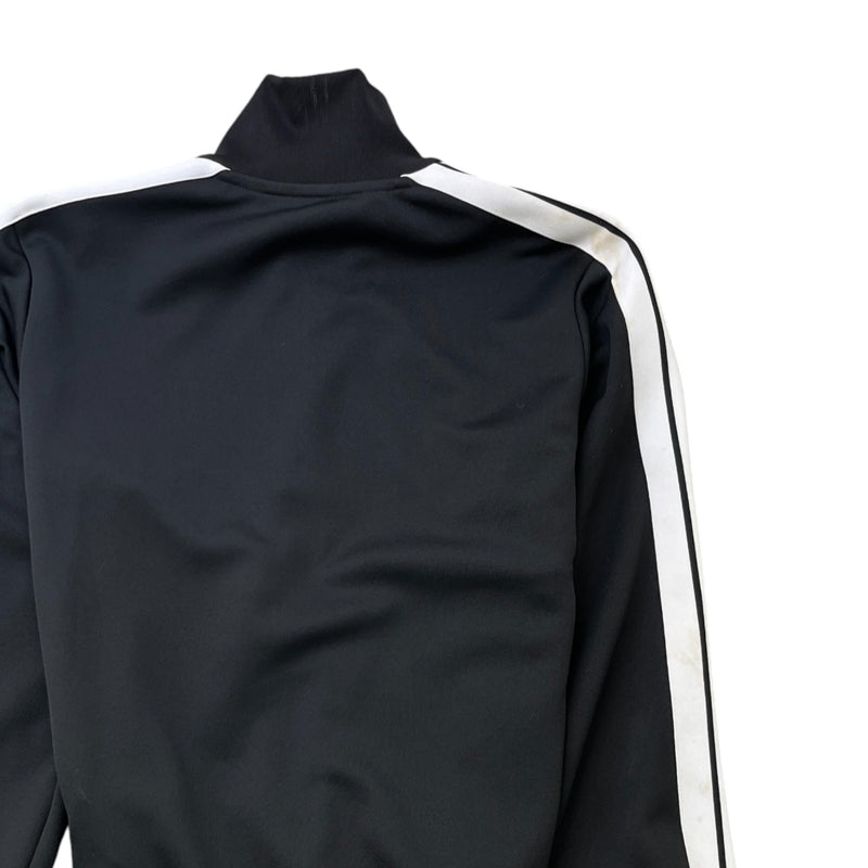 Men's Stripe Logo Track Jacket Black Size M
