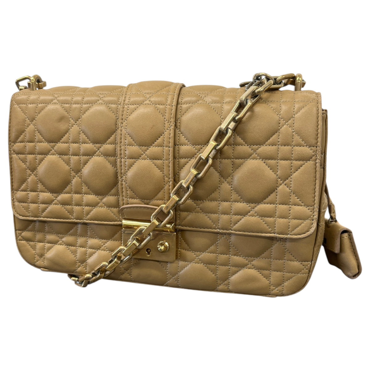 Women's 2010 Miss Dior shoulder Handbag Beige - Photo 5