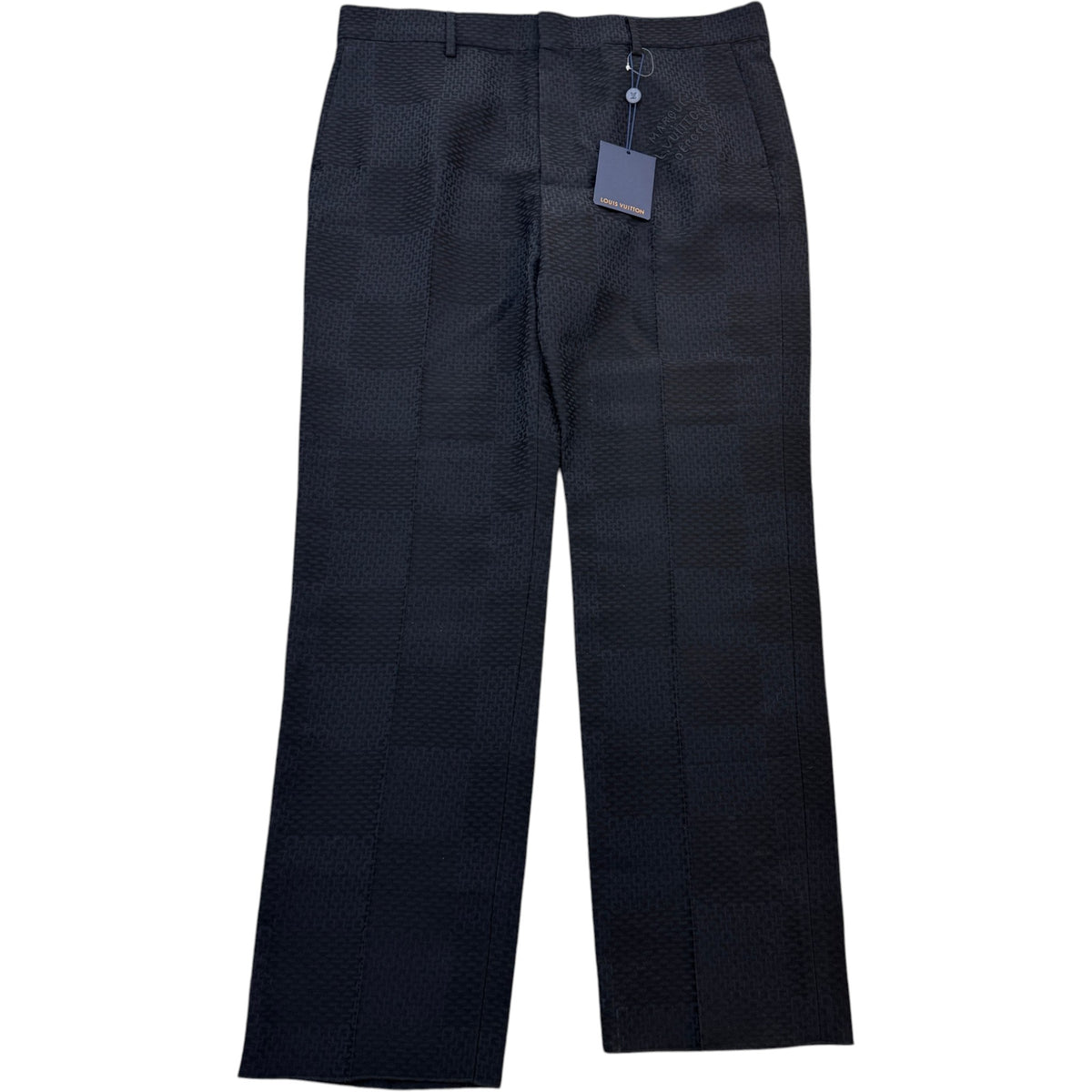 Men's Embroidered Logo Trousers Black Size 4XL / W42 - Photo 1
