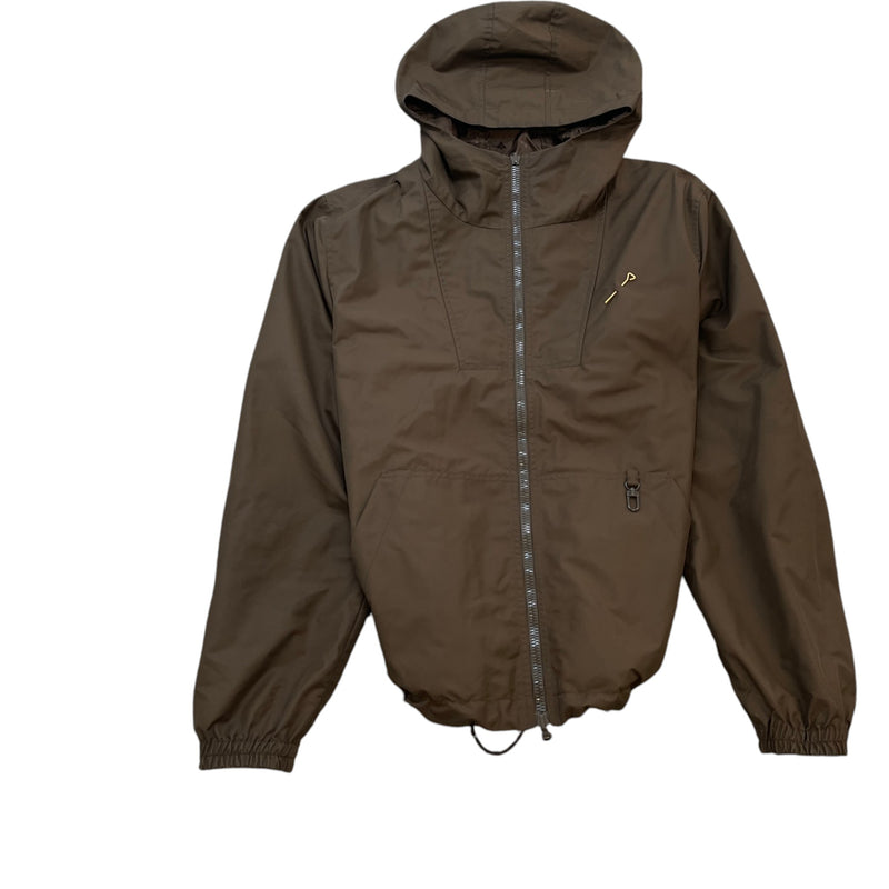 Men's Reversible Monogram Windbreaker Brown Size XL