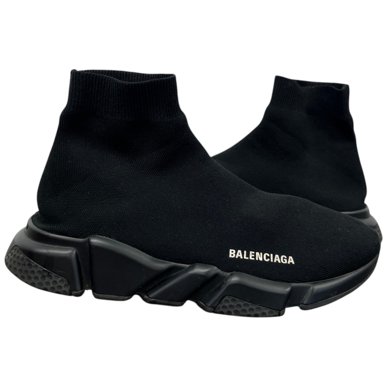 Men's Speed Sock High Trainers Black Size EU 42 / UK 8 - Photo 3