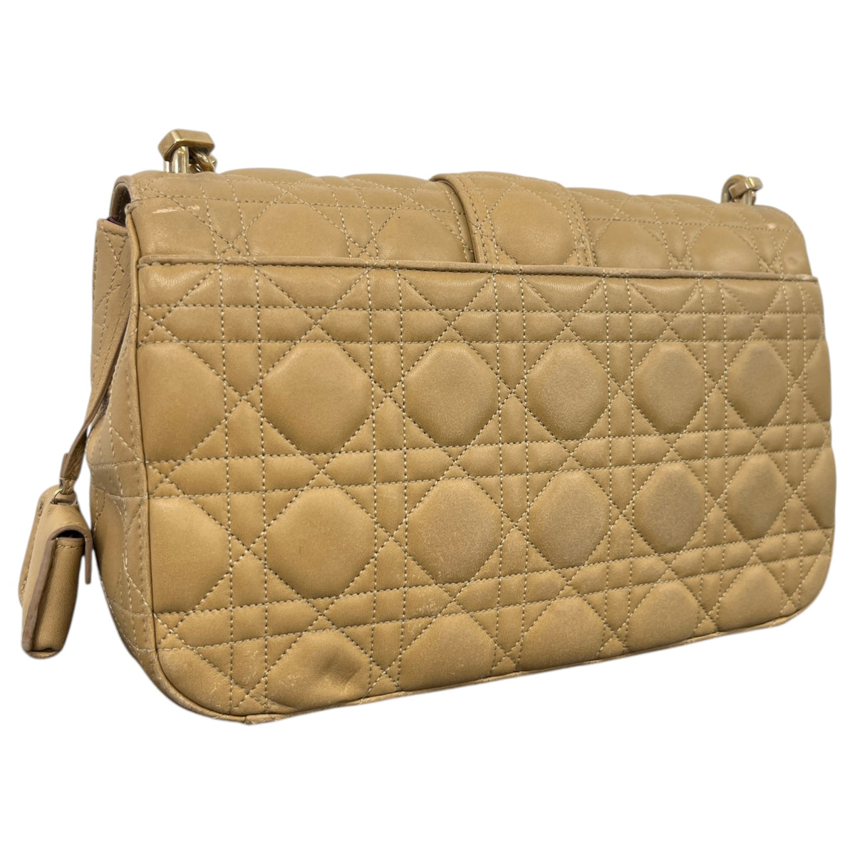 Women's 2010 Miss Dior shoulder Handbag Beige - Photo 8