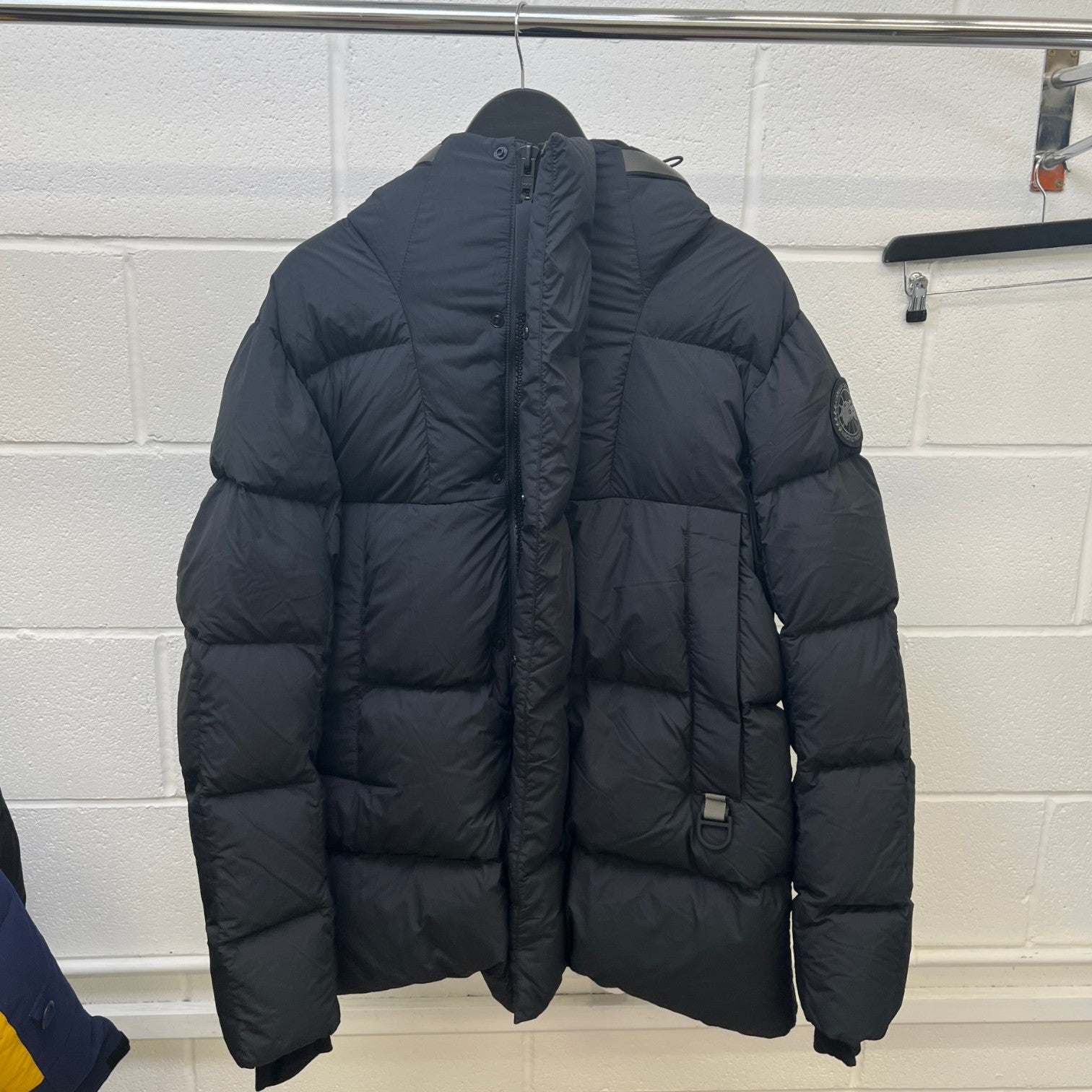 Men's Lawrence Puffer Down Jacket Black Size L - Photo 10