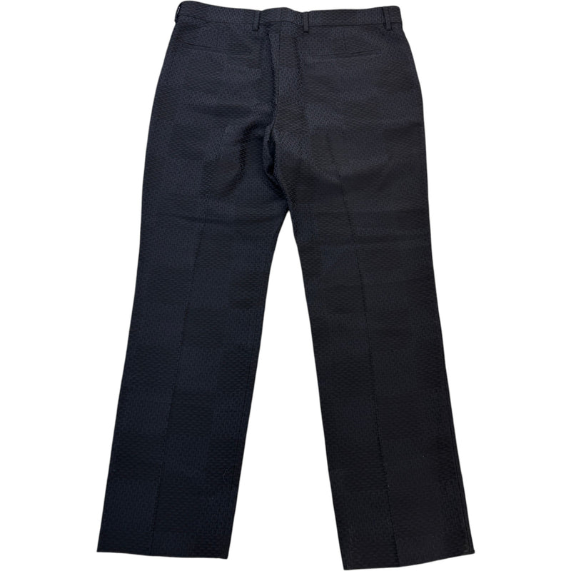 Men's Embroidered Logo Trousers Black Size 4XL / W42