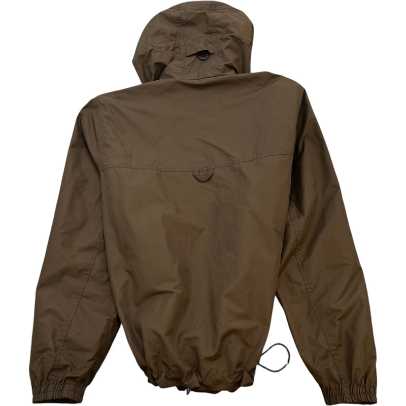 Men's Reversible Monogram Windbreaker Brown Size XL
