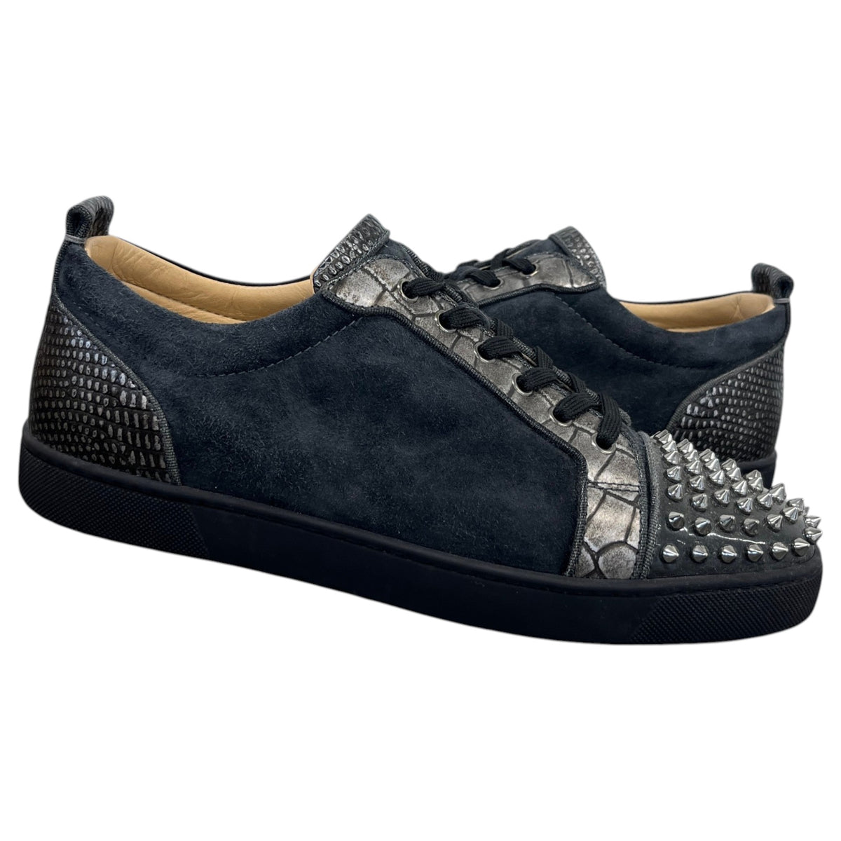 Men's Louis Junior Spikes Orlato Low Trainers Grey Size UK 8.5 / EU 42.5 - Photo 3