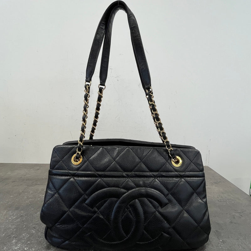 Women's Timeless Cc Chain Caviar Bag Black