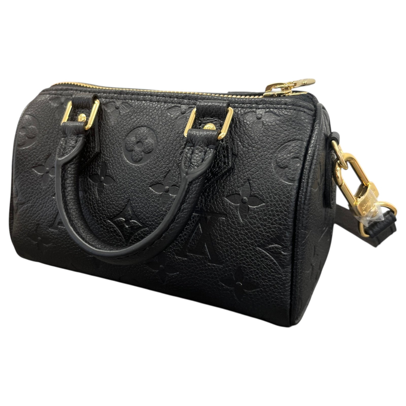 Women's Monogram Empreinte Nano Speedy Handbag Black - Photo 9
