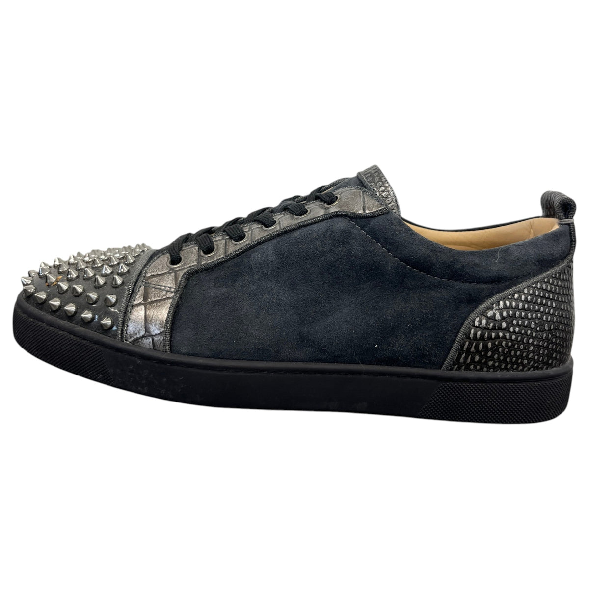 Men's Louis Junior Spikes Orlato Low Trainers Grey Size UK 8.5 / EU 42.5 - Photo 5