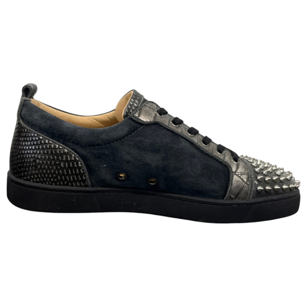 Men's Louis Junior Spikes Orlato Low Trainers Grey Size UK 8.5 / EU 42.5 - Photo 4