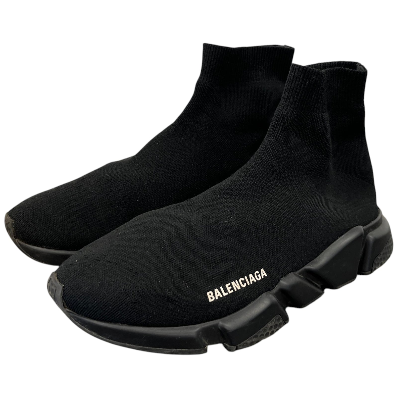 Men's Speed Sock High Trainers Black Size EU 42 / UK 8 - Photo 9