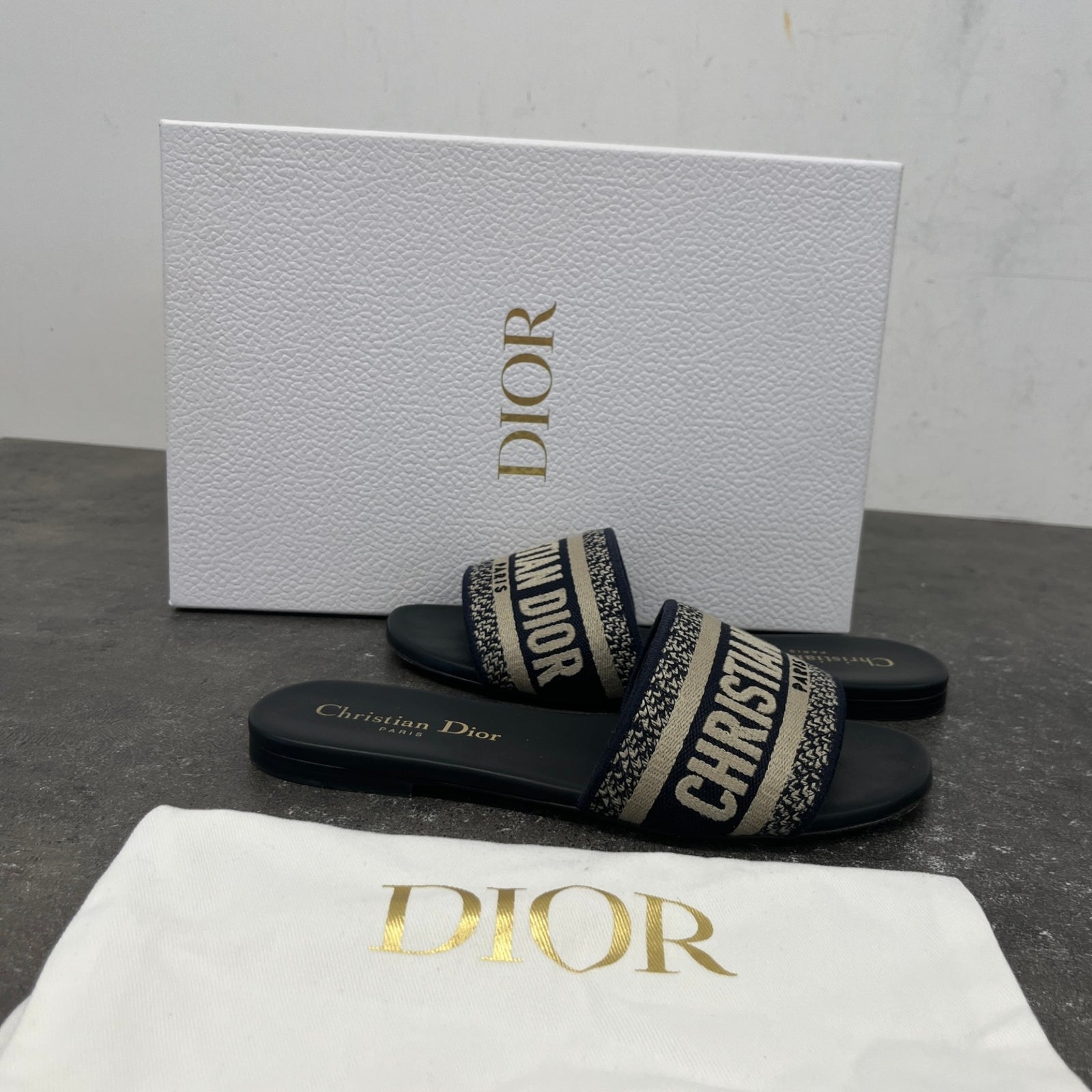 Women's Dway Sandals Navy Size UK 2 / EU 35 - Photo 11