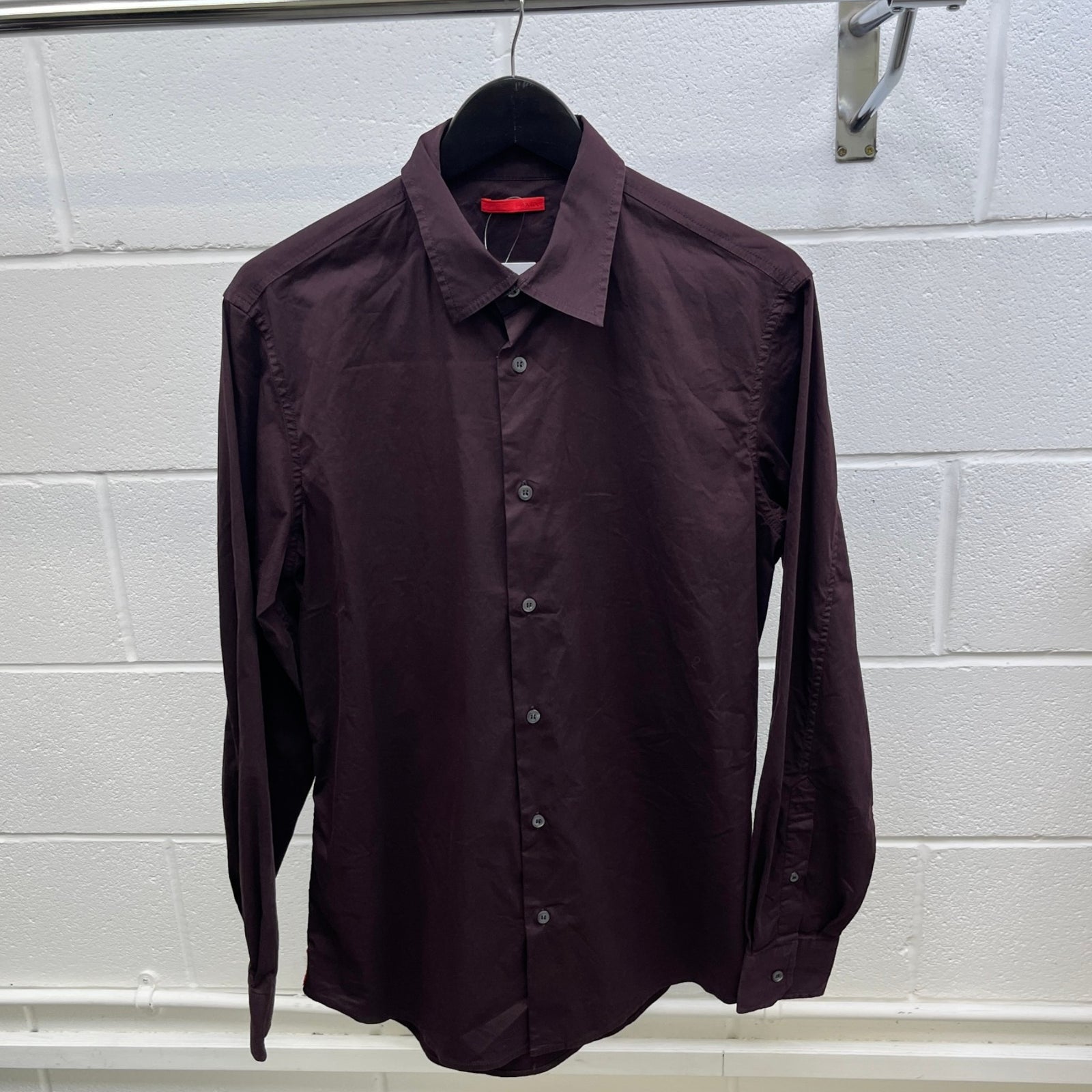 Men's Linea Rossa Long Sleeve Shirt Burgundy Size L - Photo 10