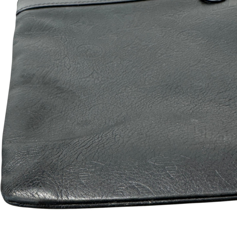 Men's Monogram Shadow Discovery Pochette Pouch Black