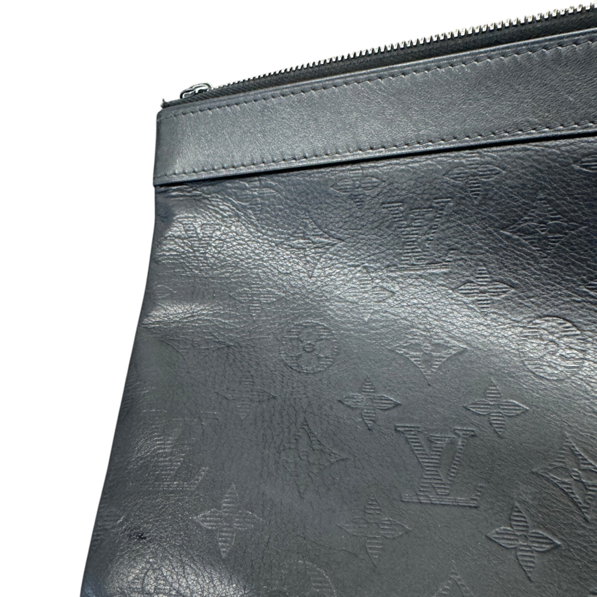 Men's Monogram Shadow Discovery Pochette Pouch Black - Photo 5