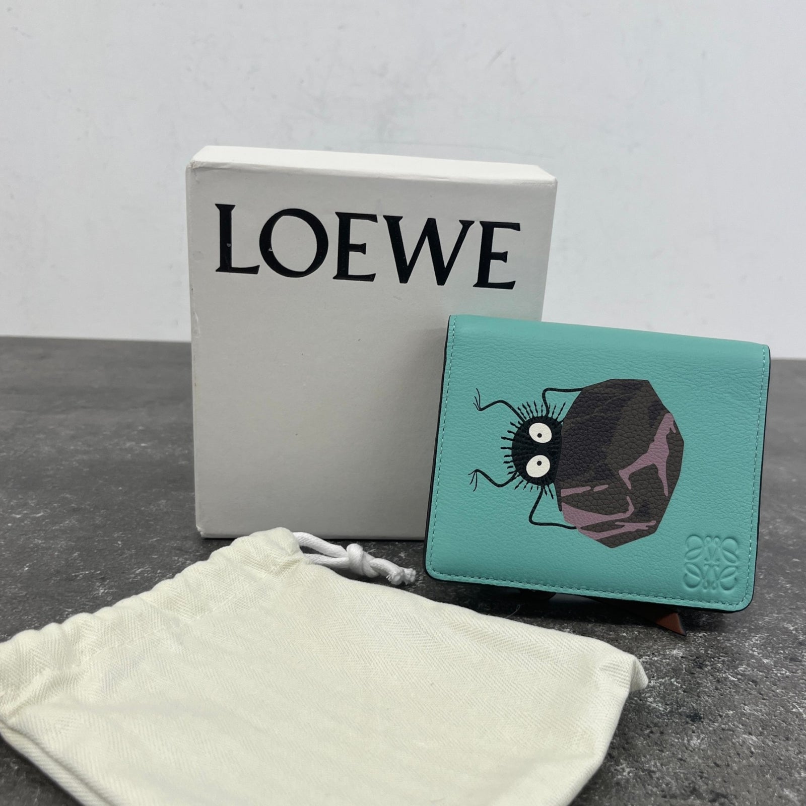 Women's x Spirited Away Susuwatari Wallet Blue - Photo 10