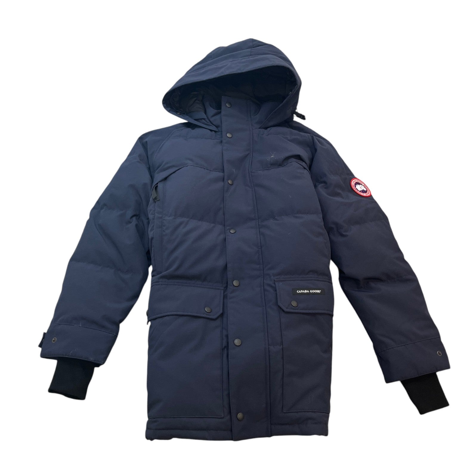 Men's Emory Parka Down Jacket Navy Size L - Photo 1