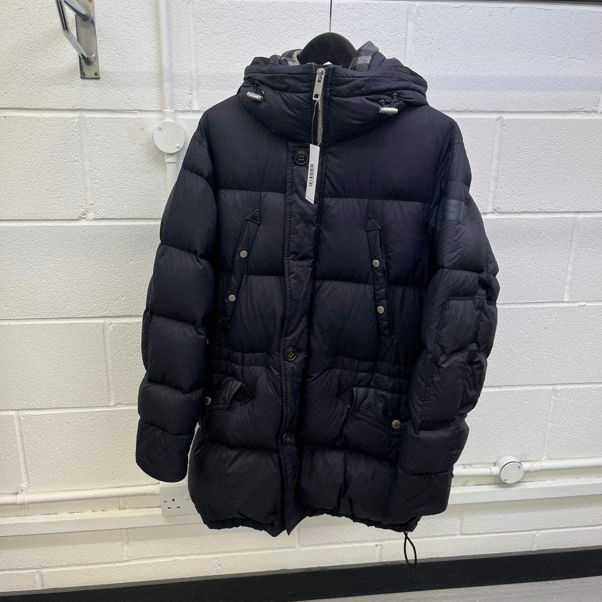 Men's Haworth Mid Length Down Jacket Black Size XL - Photo 6