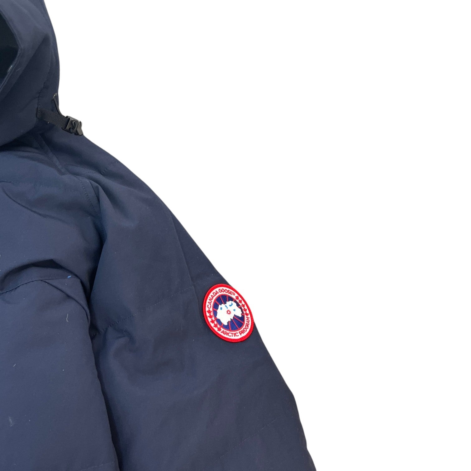 Men's Emory Parka Down Jacket Navy Size L - Photo 6