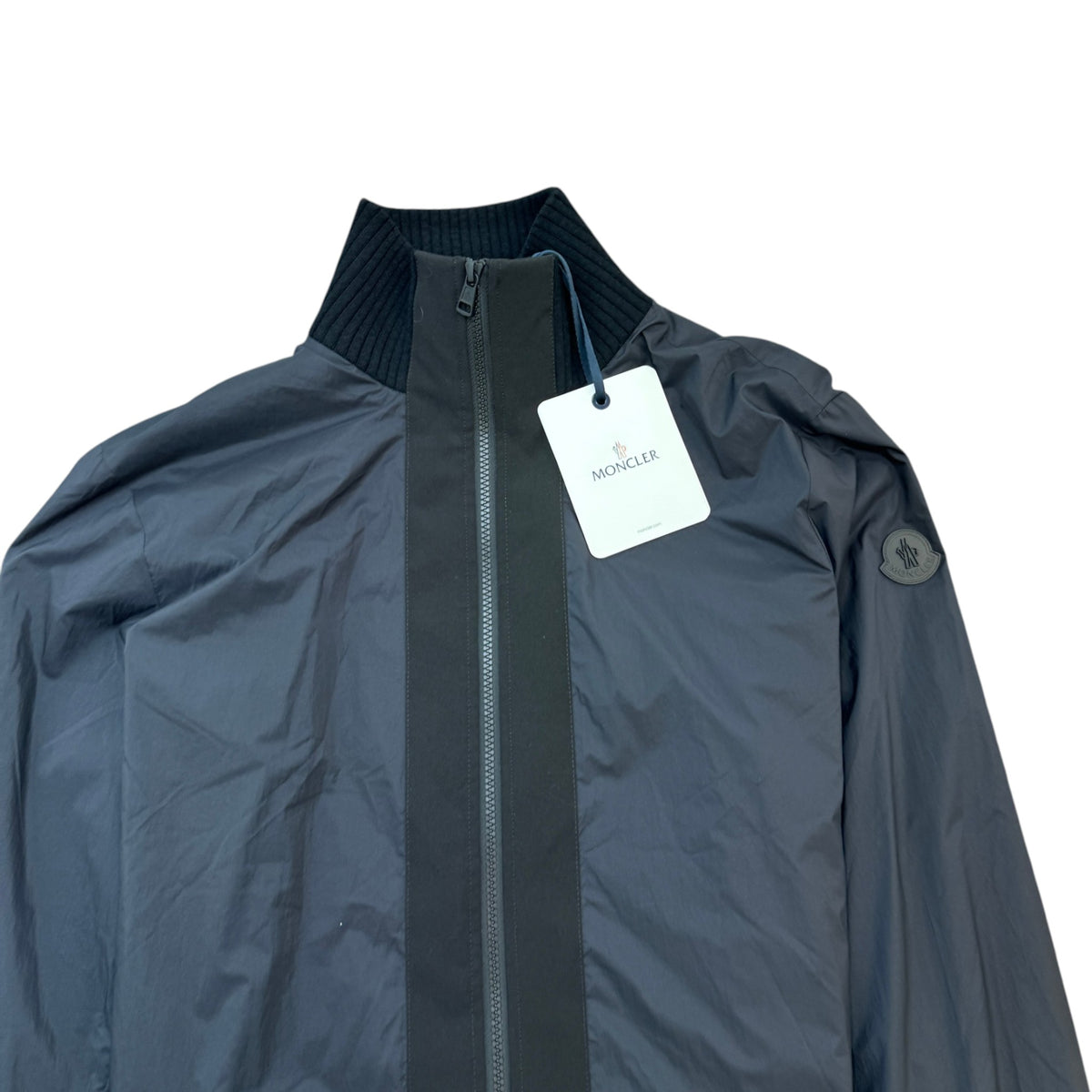 Men's Giubbotto Windbreaker Blue Size 3 / L - Photo 3