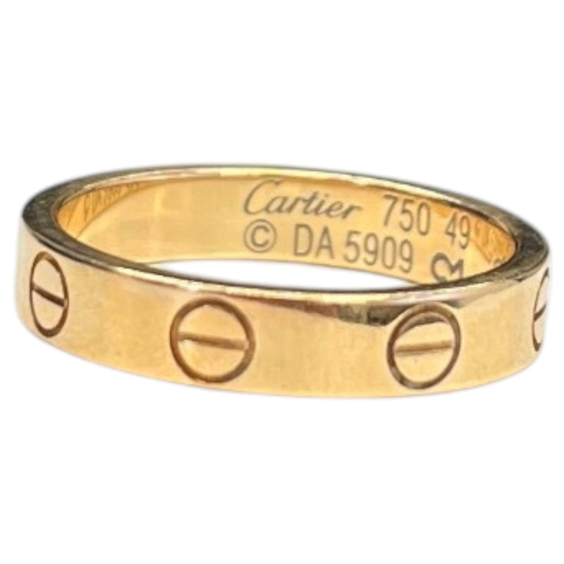 Women's Small Model Love Rose Gold 49 Ring Rose Gold Size J
