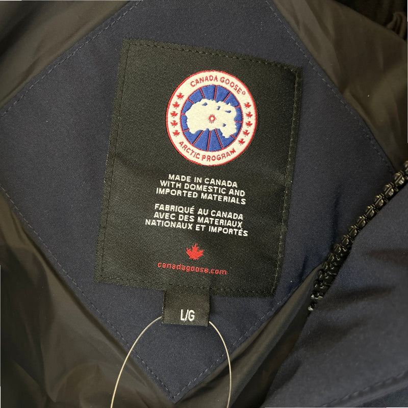 Men's Emory Parka Down Jacket Navy Size L