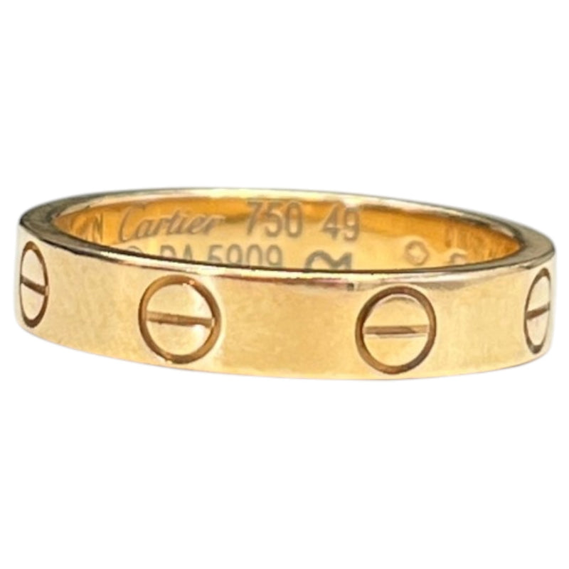 Women's Small Model Love Rose Gold 49 Ring Rose Gold Size J