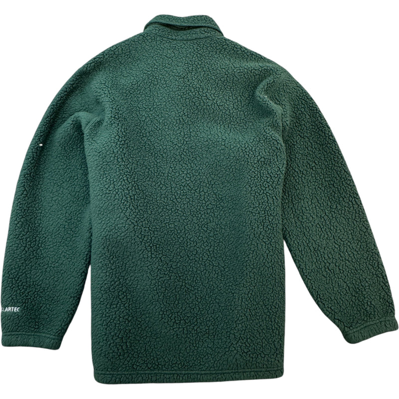 Men's Polartec Polo Shirt Green Size L
