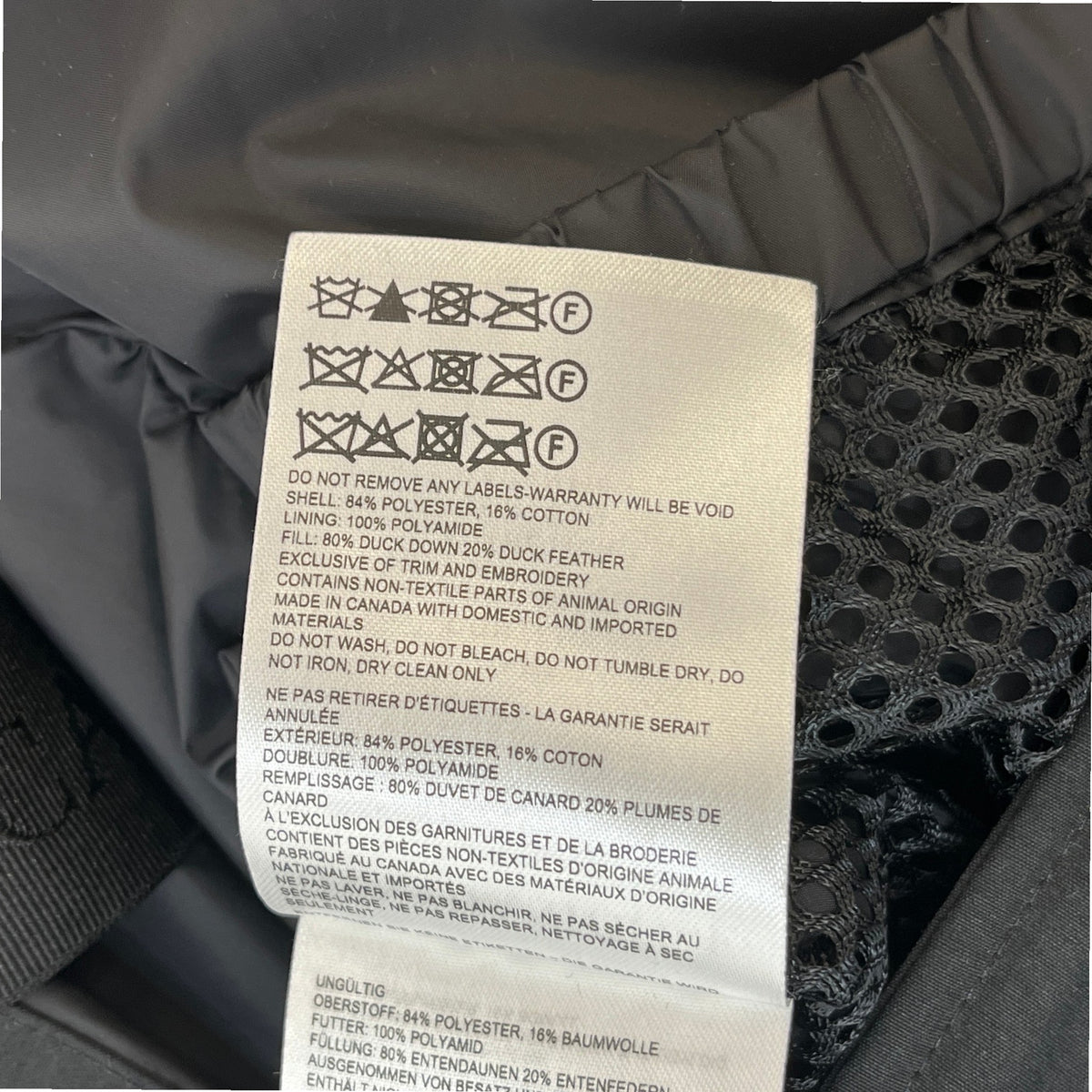 Men's Wyndham Parka Down Jacket Black Size S - Photo 6