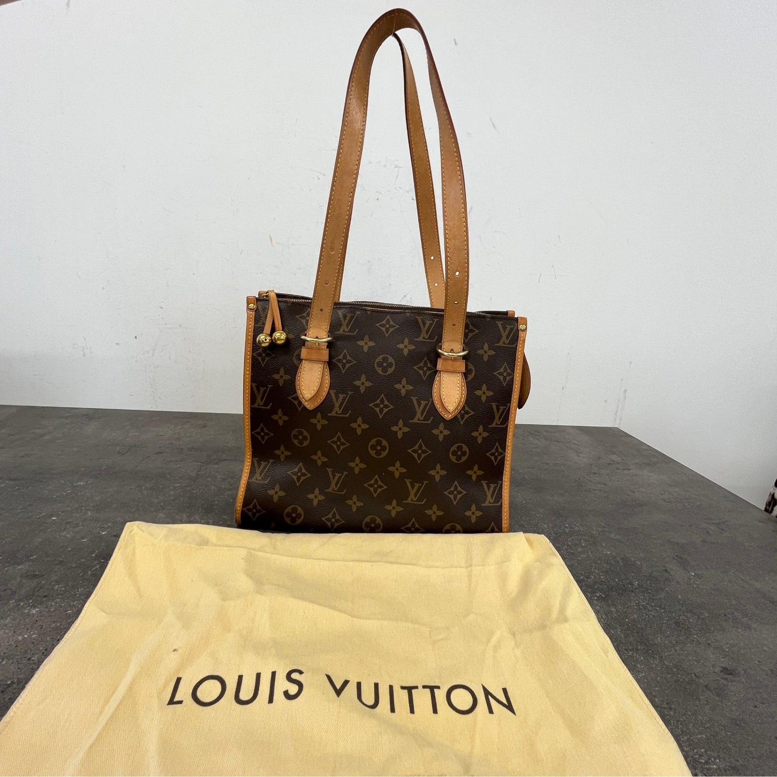 Women's Monogram Popincourt Haut Handbag Brown - Photo 13
