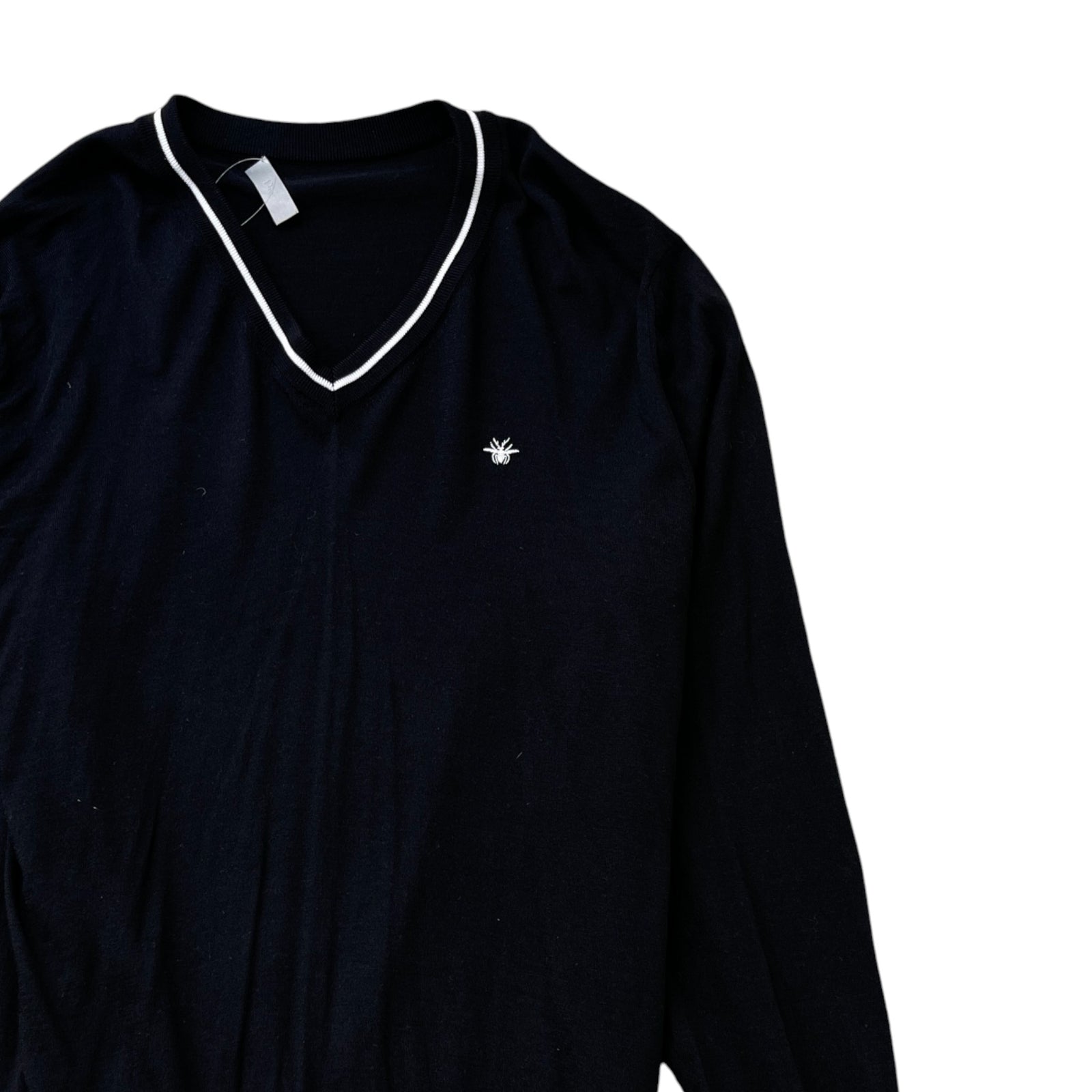 Men's Embroidered Bee Jumper Black Size XL - Photo 3