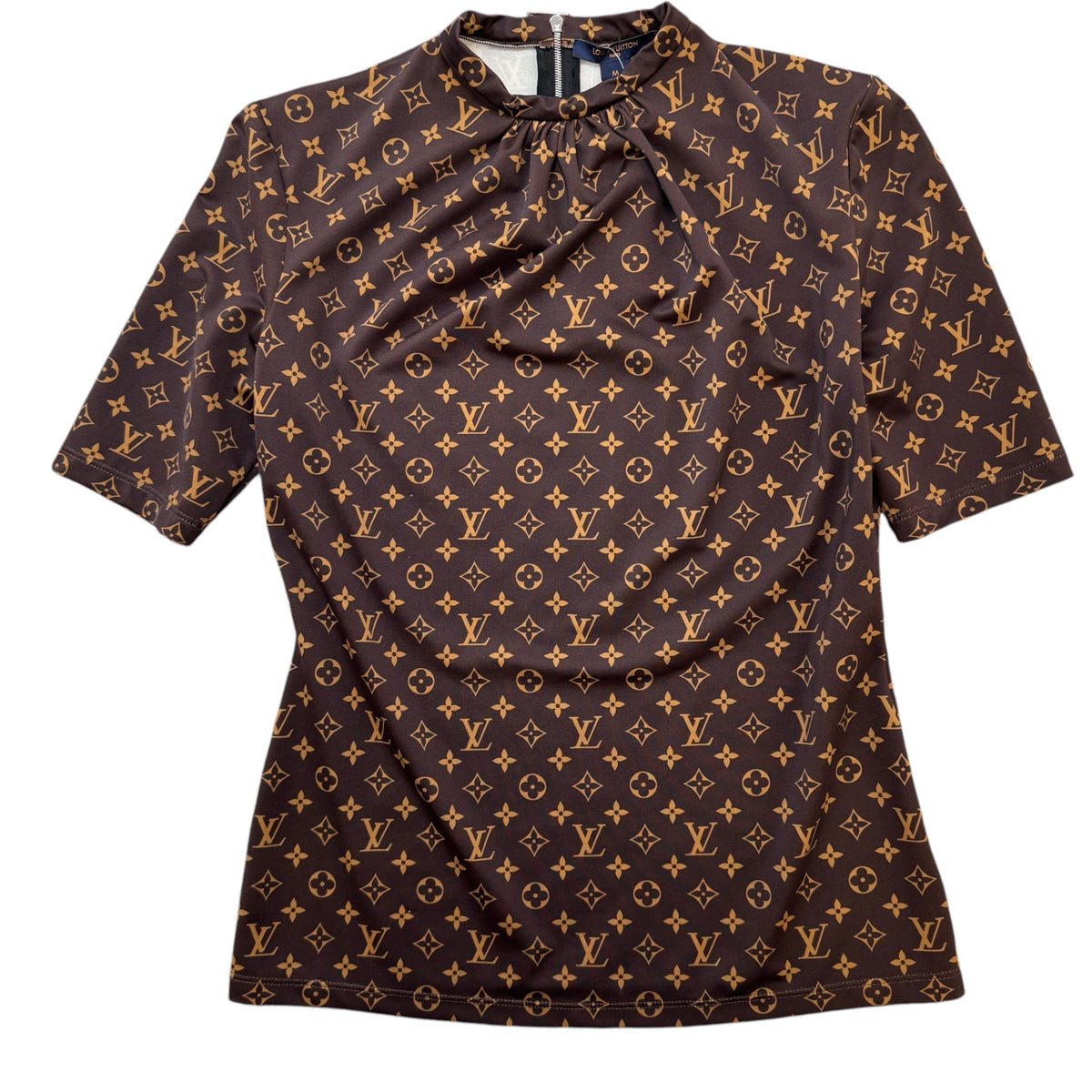 Women's Monogram Lets Vote T-Shirt Brown Size M / UK 10 - Photo 1