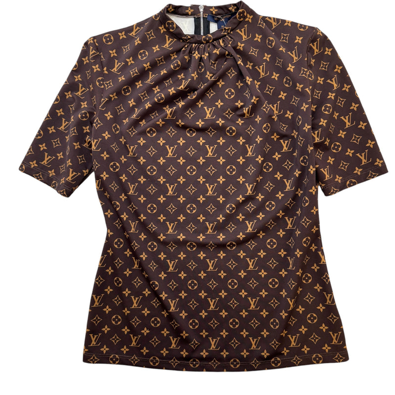 Women's Monogram Lets Vote T-Shirt Brown Size M / UK 10