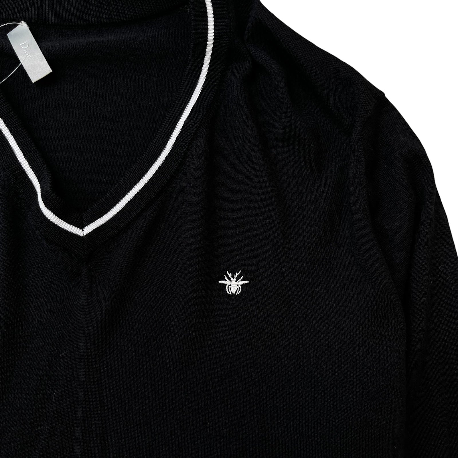 Men's Embroidered Bee Jumper Black Size XL - Photo 5