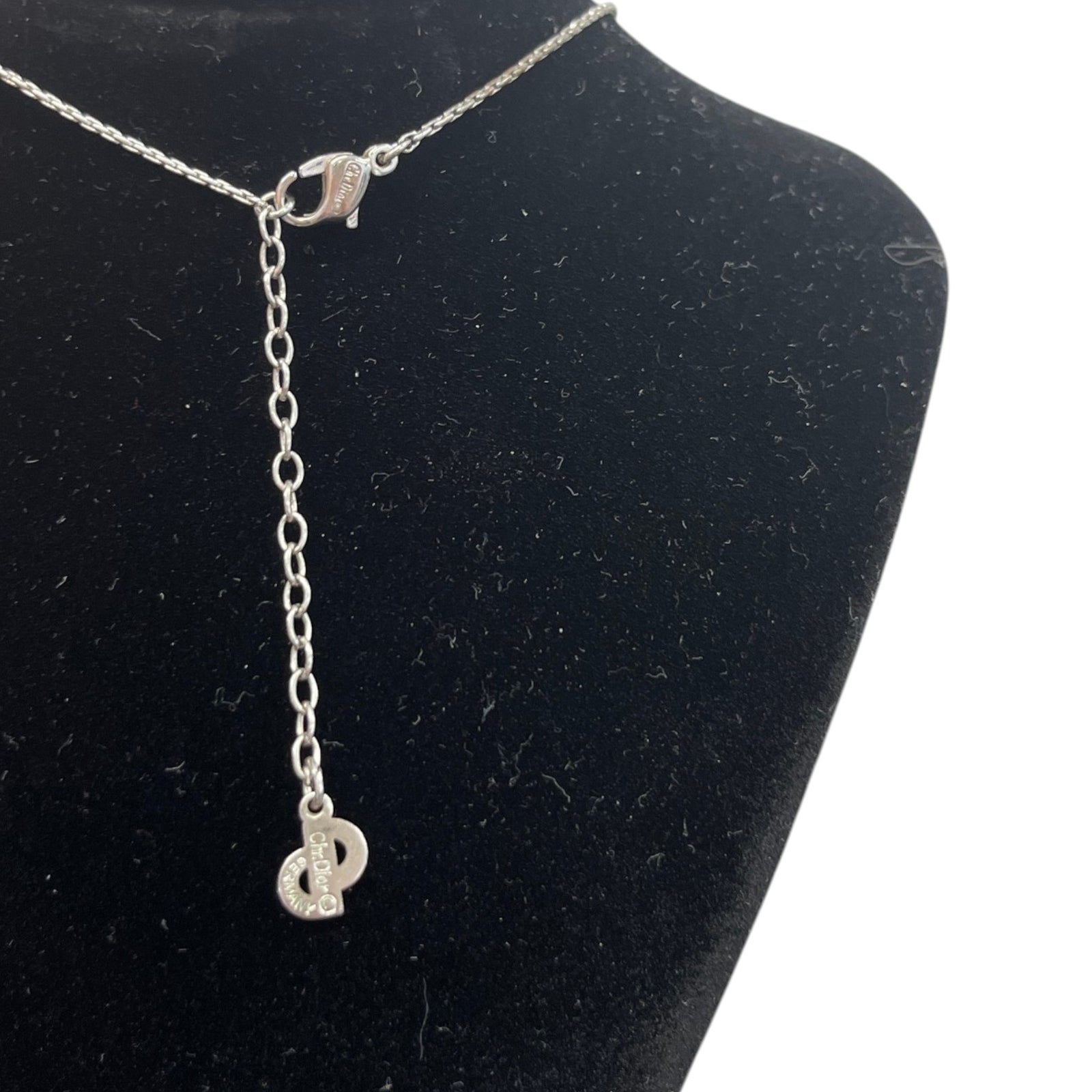 Women's CD Pearl Necklace Silver - Photo 5