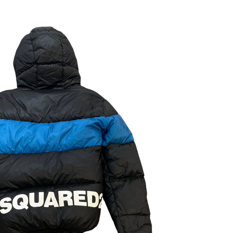 Men's Maple Leaf Logo Down Jacket Black Size M