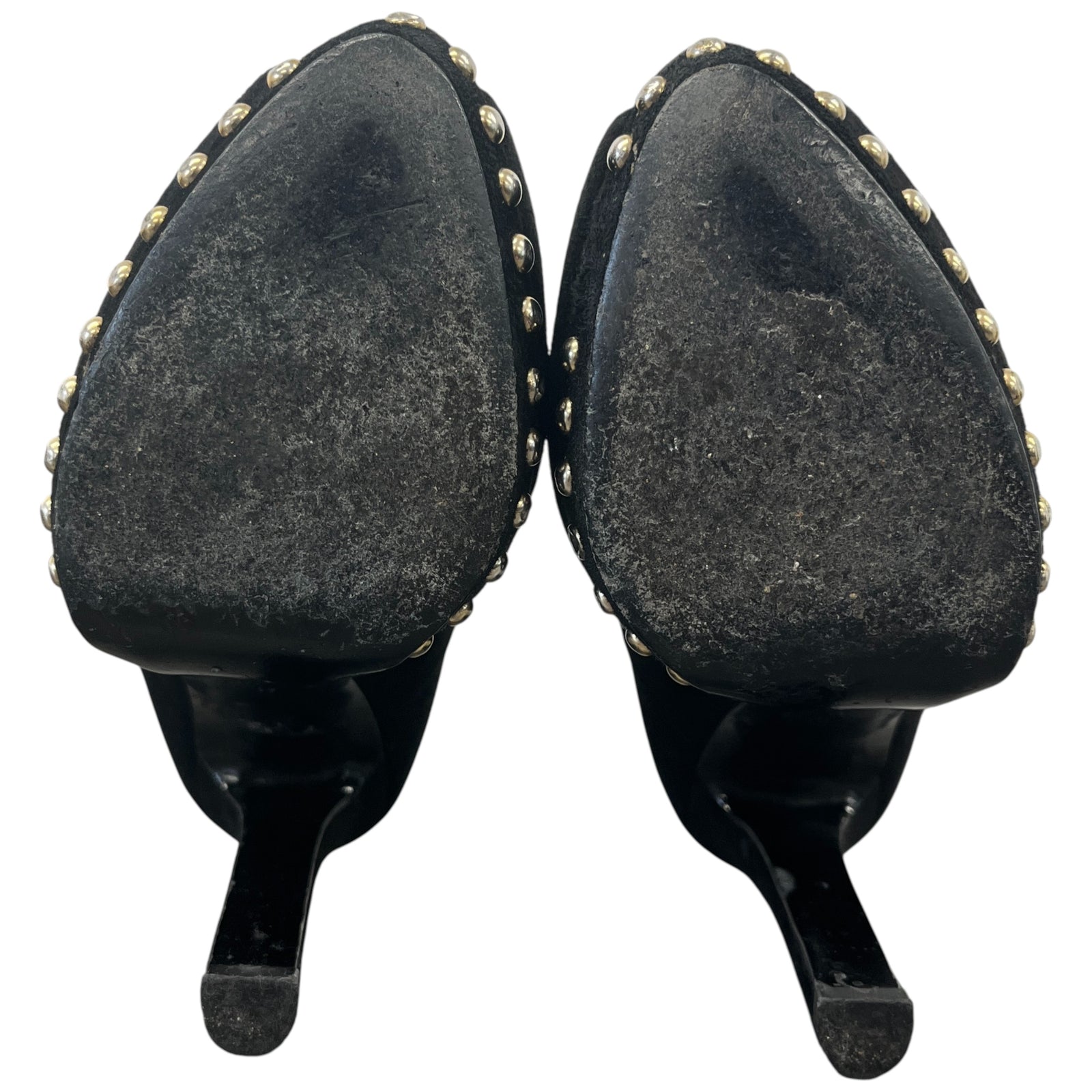 Women's Skull Peep Toe Heels Black Size EU 37 / UK 4 - Photo 10
