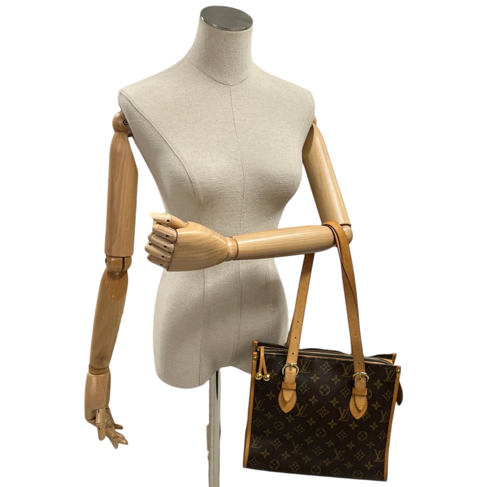 Women's Monogram Popincourt Haut Handbag Brown - Photo 2