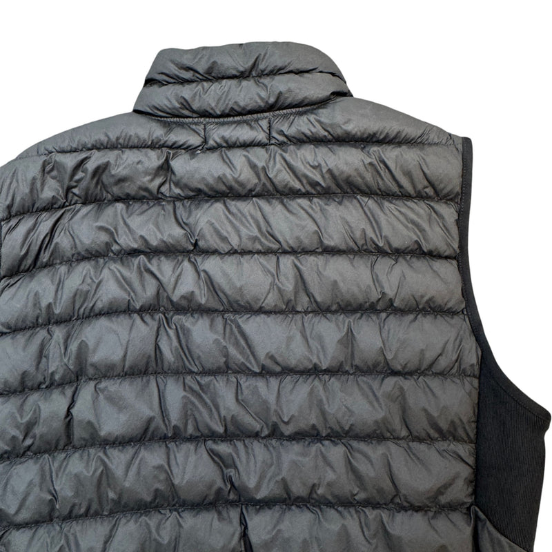 Men's Applique Logo Gilet Black Size M