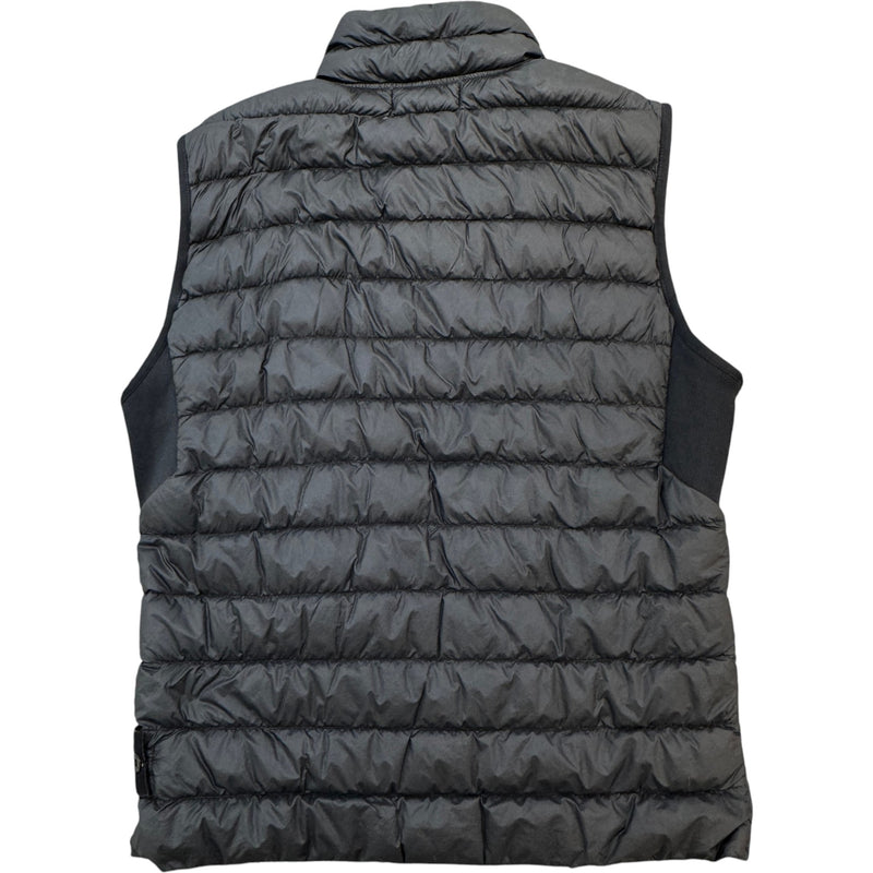 Men's Applique Logo Gilet Black Size M