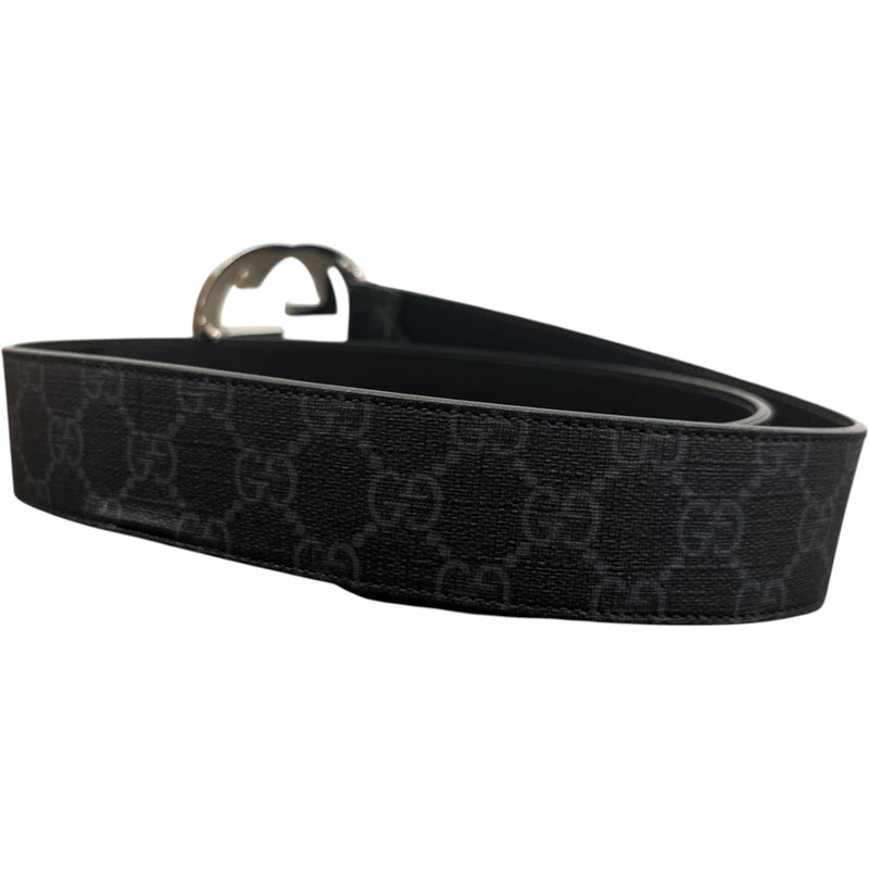Men's Interlocking G Belt Black Size 32"