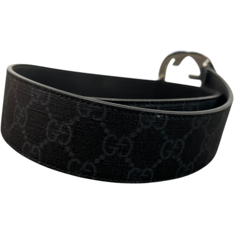 Men's Interlocking G Belt Black Size 32"