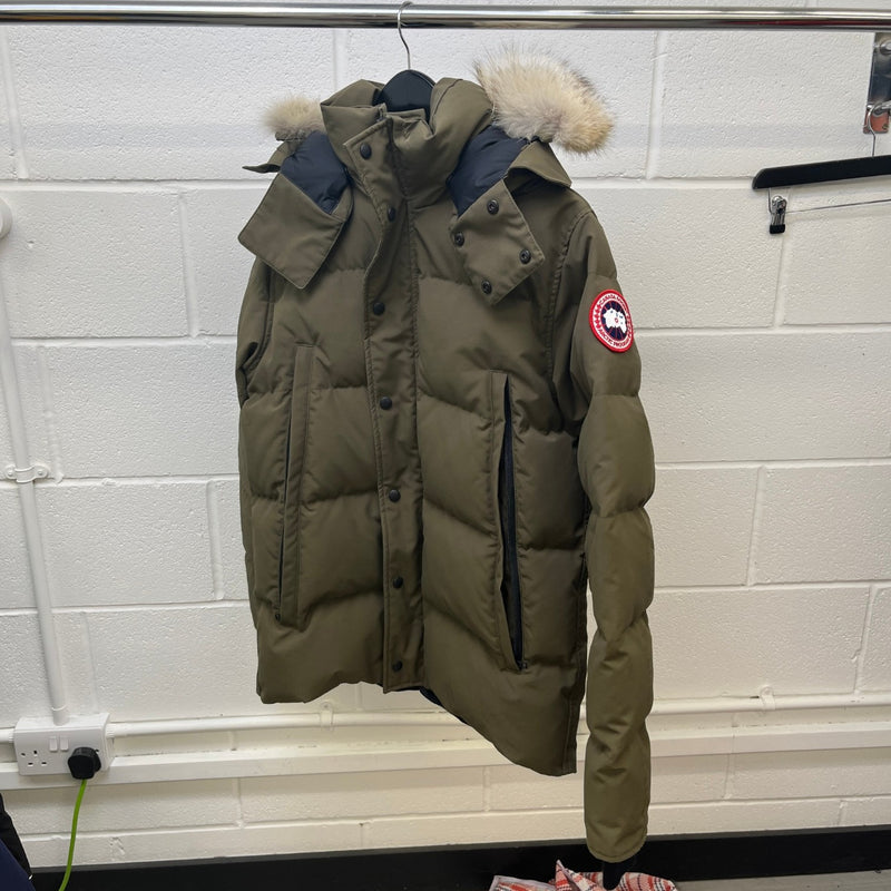 Men's Wyndham Down Jacket Khaki Size M