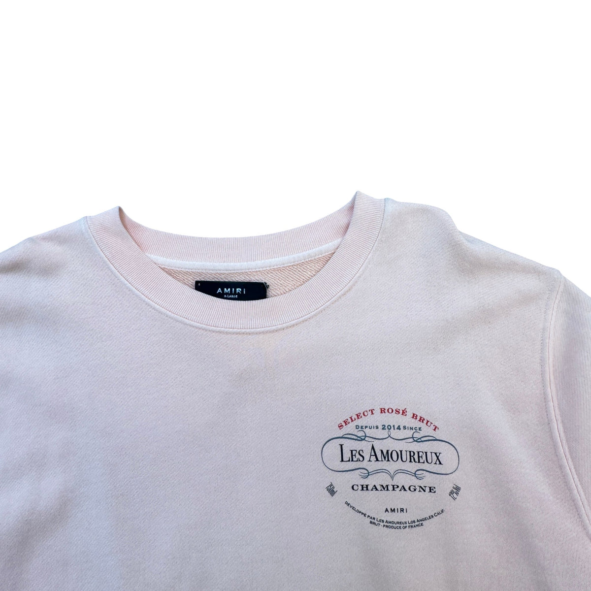 Men's Les Amoureux Sweatshirt Pink Size XL - Photo 3