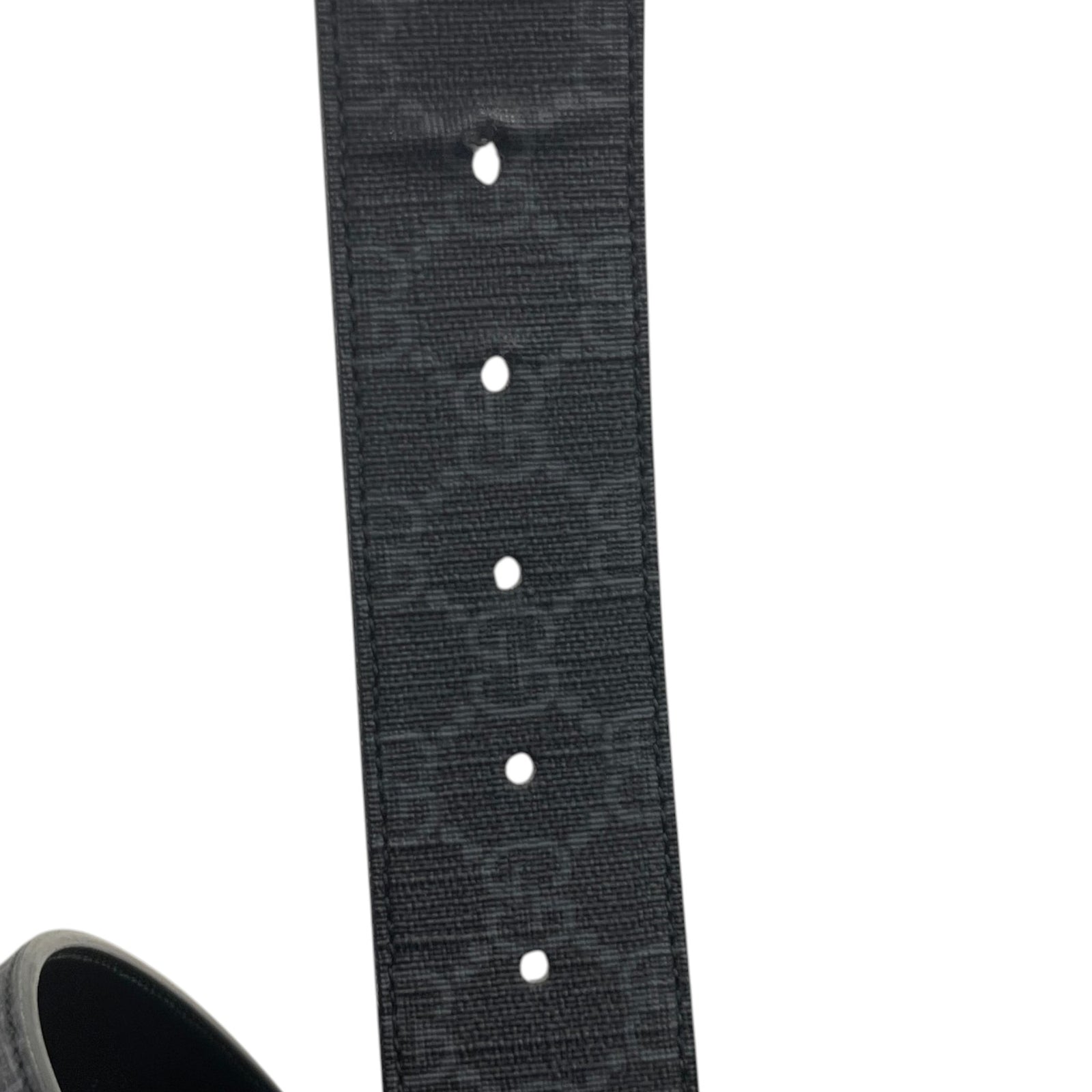 Men's Interlocking G Belt Black Size 32" - Photo 6