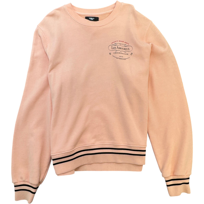 Men's Les Amoureux Sweatshirt Pink Size XL