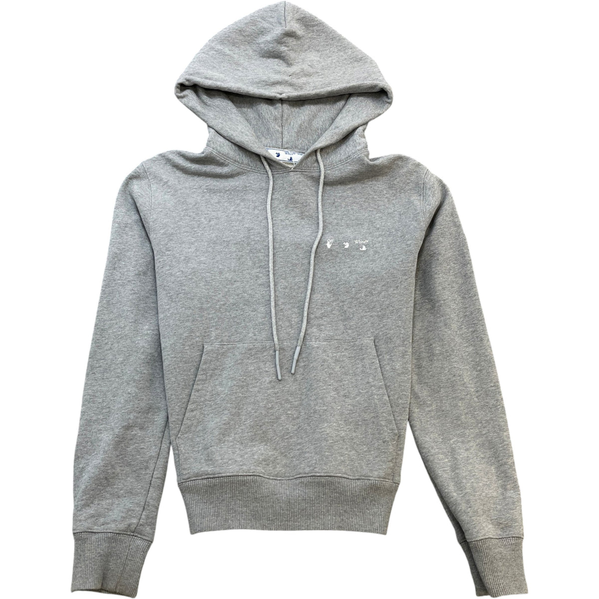 Men's Arrow Logo Hoodie Grey Size S - Photo 1